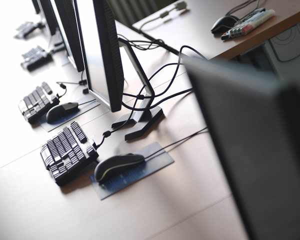 Equipos informáticos preparados para trabajo intensivo